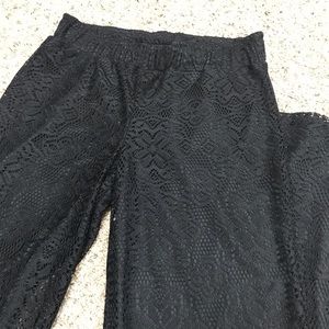 Black Lace Bell Bottoms